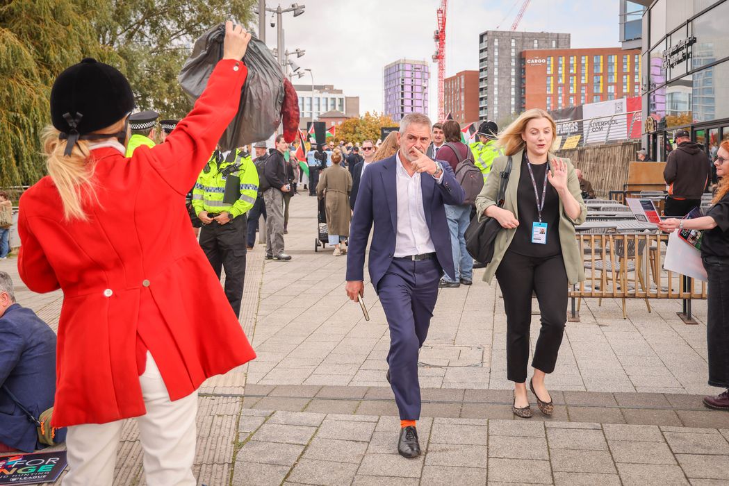 A h;huntswoman' from the League with a fake dead fox